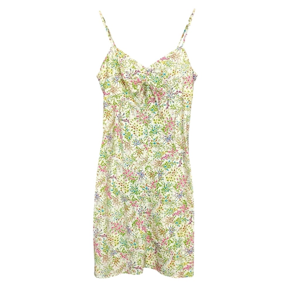 Vintage 90s Y2K B Moss Floral Coquette Babydoll Dress Size 4 Romantic Dainty